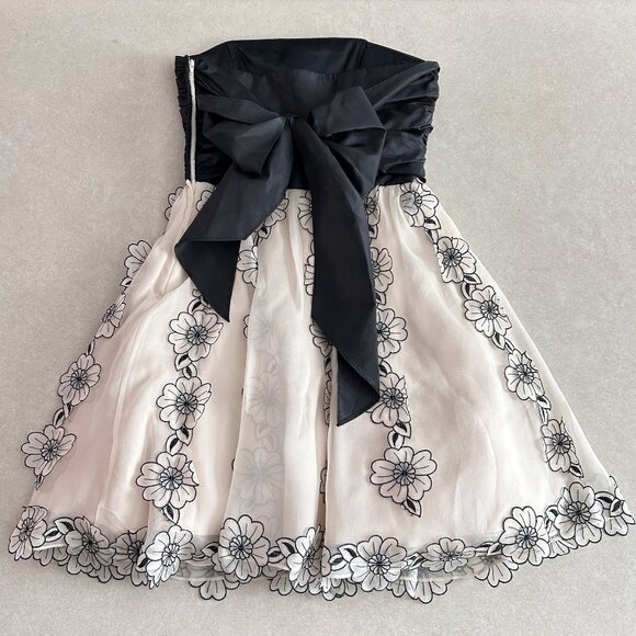 Betsey Johnson Strapless Sugar Plum Evening Dress ASO Gabriella Montez - Picture 5 of 8